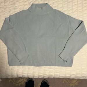 lululemon athletica Light Blue Turtleneck Sweater